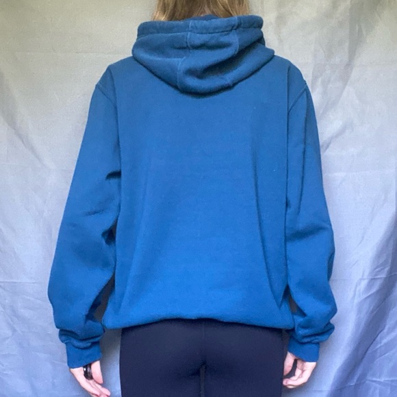 Carhartt Classic Small Blue Original Fit Sweatshirt Hoodie - Picture 3 of 8